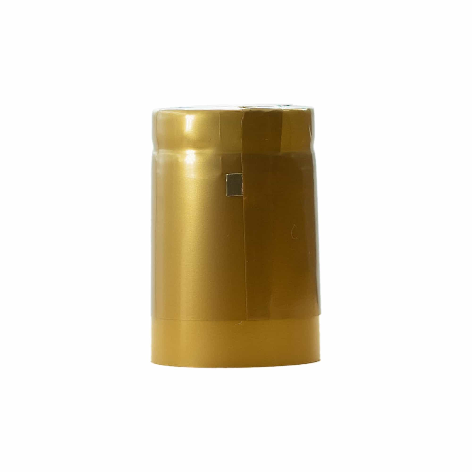 Capsula termoretraibile 32x41, plastica PVC, oro
