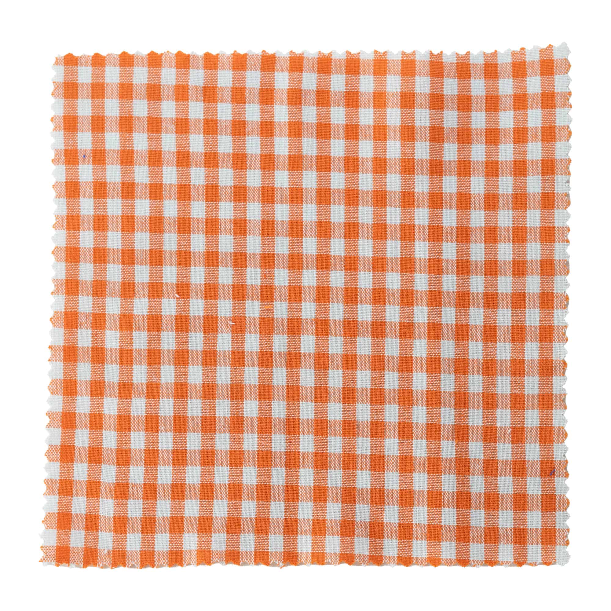 Copri vasetti in stoffa a quadretti 15x15, quadrati, tessuto, arancione, imboccatura: TO58-TO82