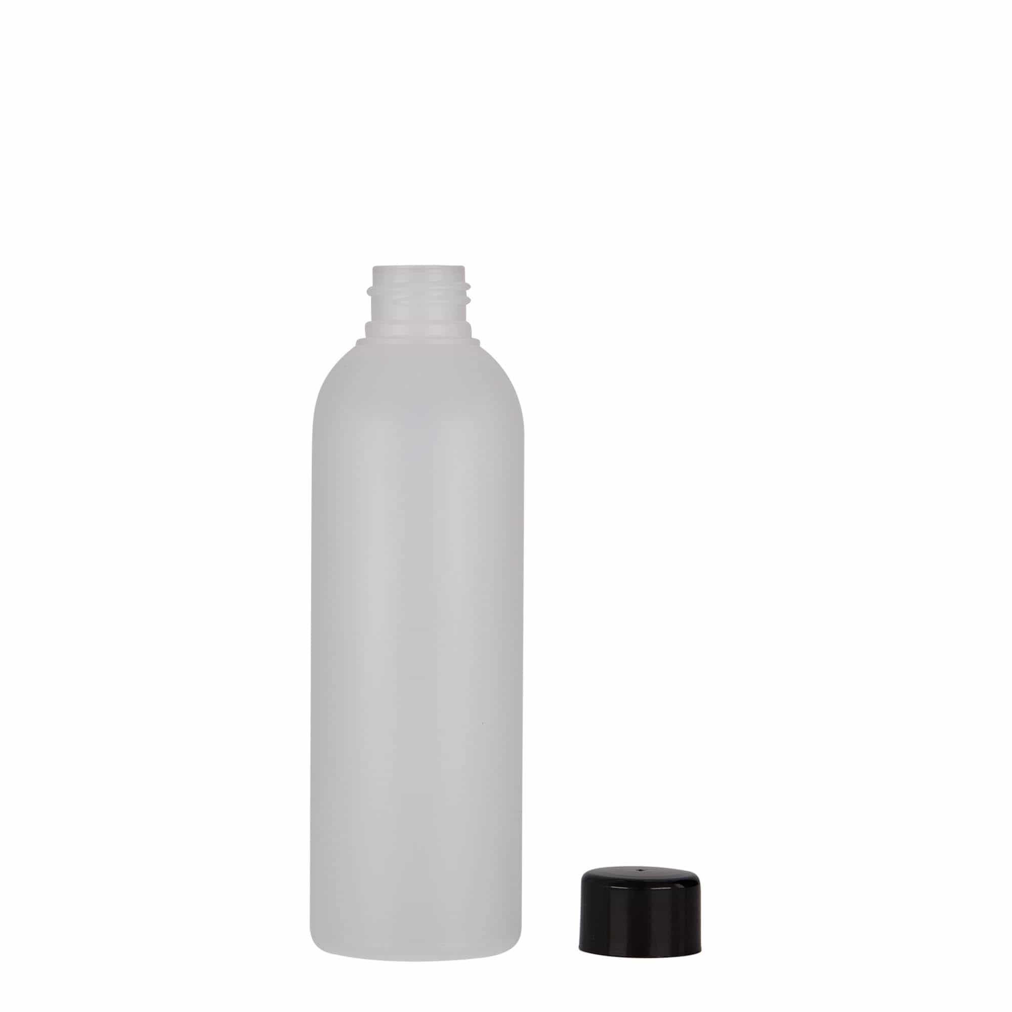 200 ml Flacone in plastica 'Tuffy', HDPE, naturale, imboccatura: GPI 24/410