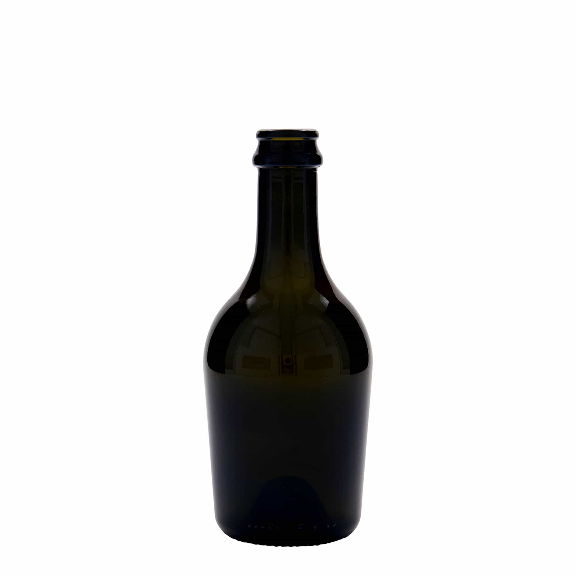 330 ml Bottiglia birra/Sekt 'Butterfly', vetro, verde antico, imboccatura: tappo a corona