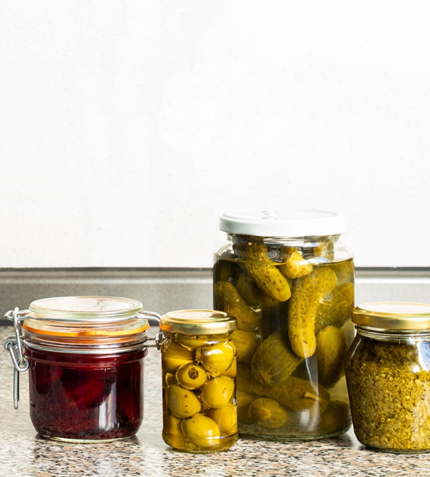 Contenitori per sottaceti e barattoli di olive con filtro in plastica  sigillata a tenuta stagna per la casa