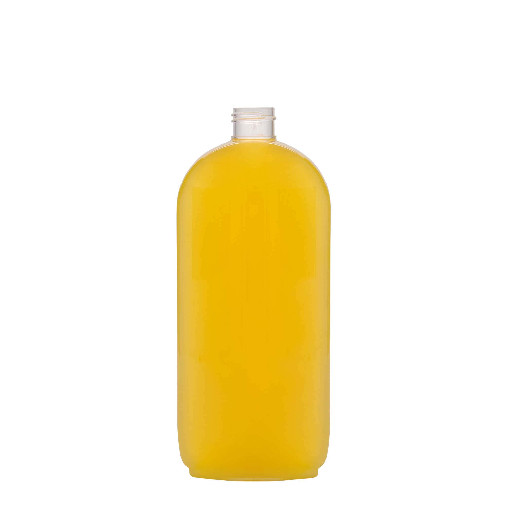 500 ml Bottiglia PET 'Iris', ovale, plastica, imboccatura: 24/410