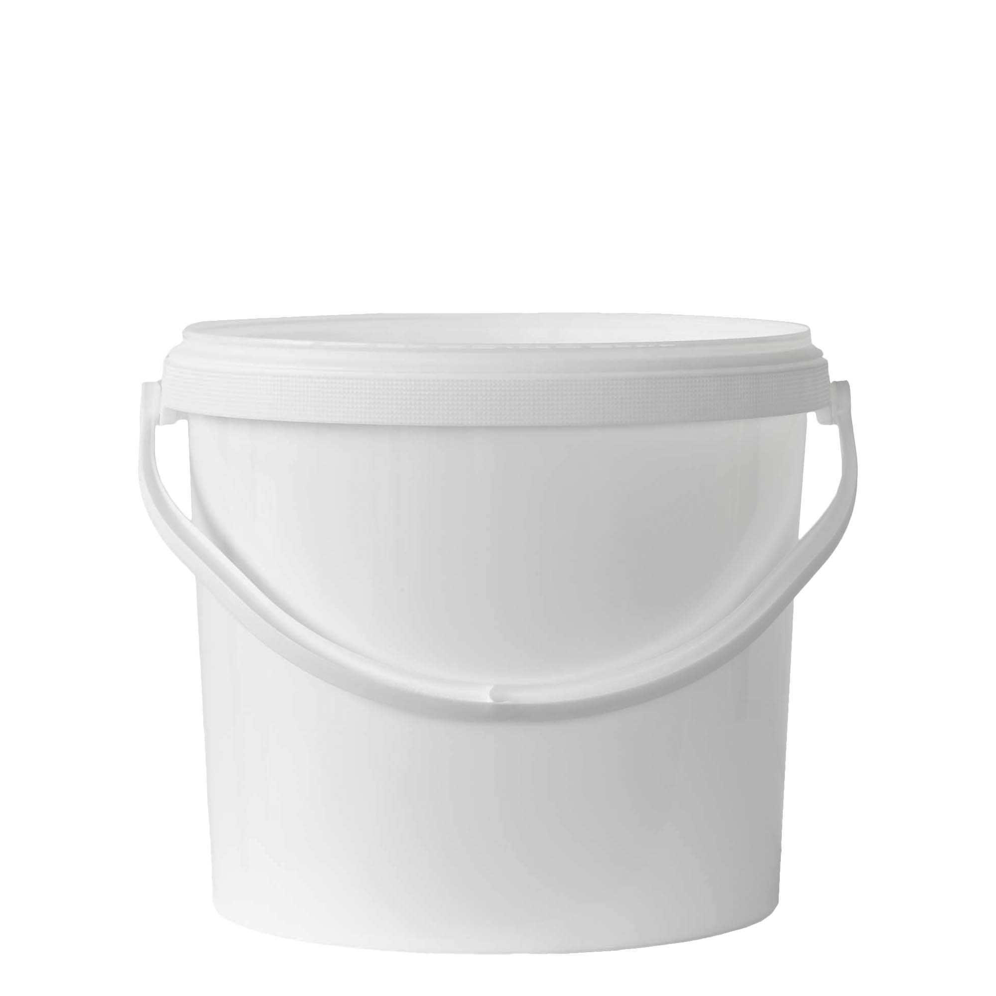 12,5 l Secchio, plastica PP, bianco