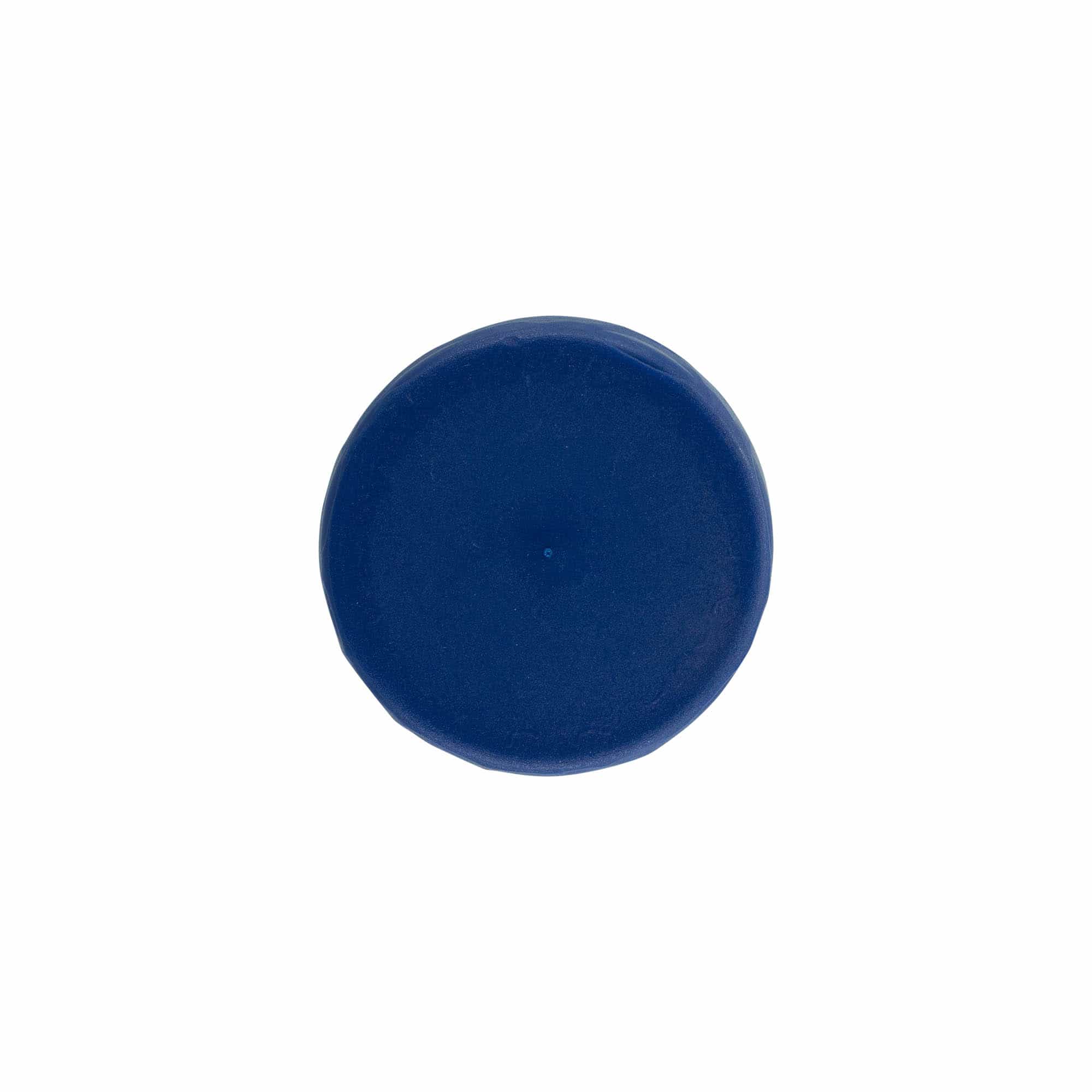 Coperchio a calotta per vasetto in ceramica, plastica HDPE, blu