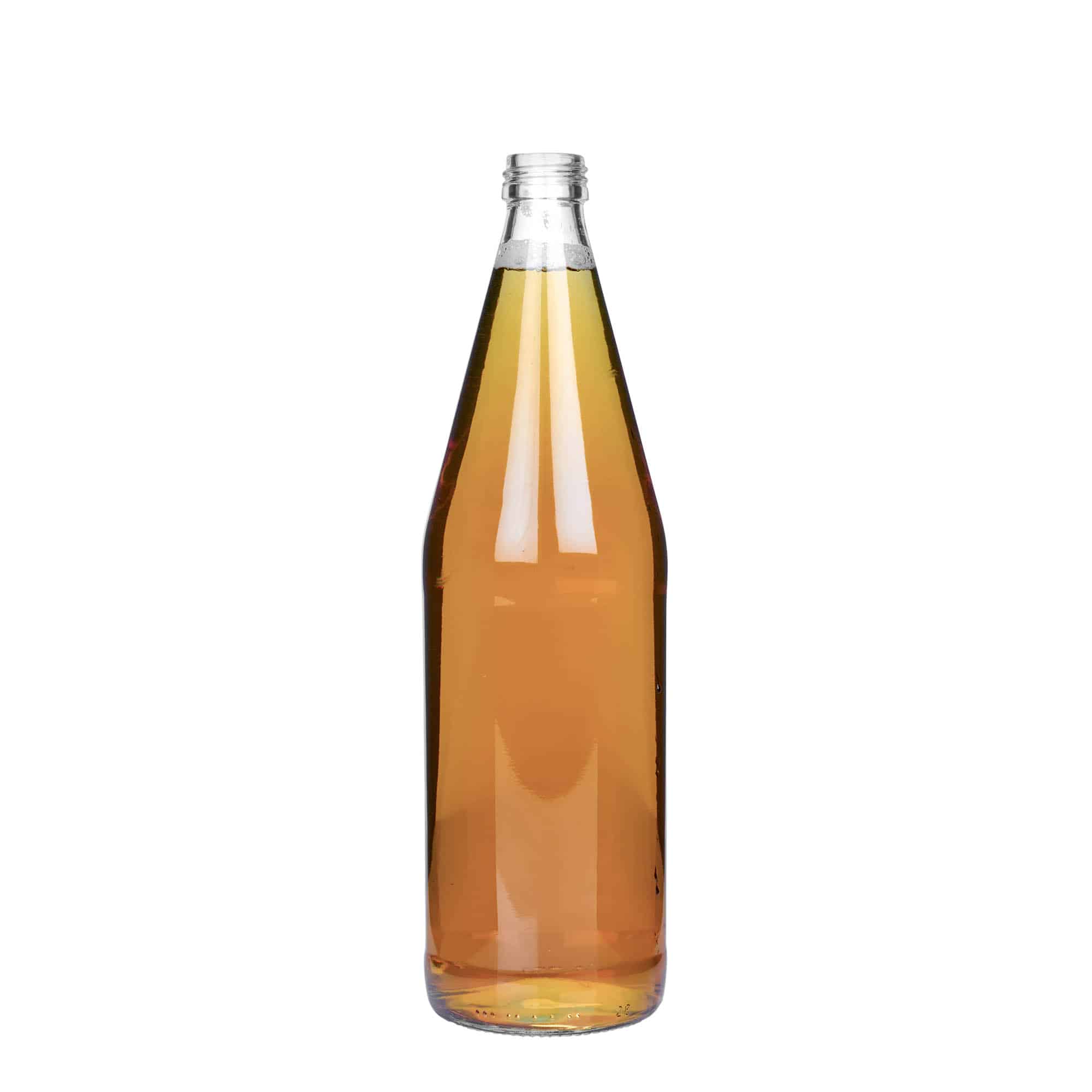 750 ml Bottiglia Universale, cilindrica tonda, vetro, imboccatura: PP 28