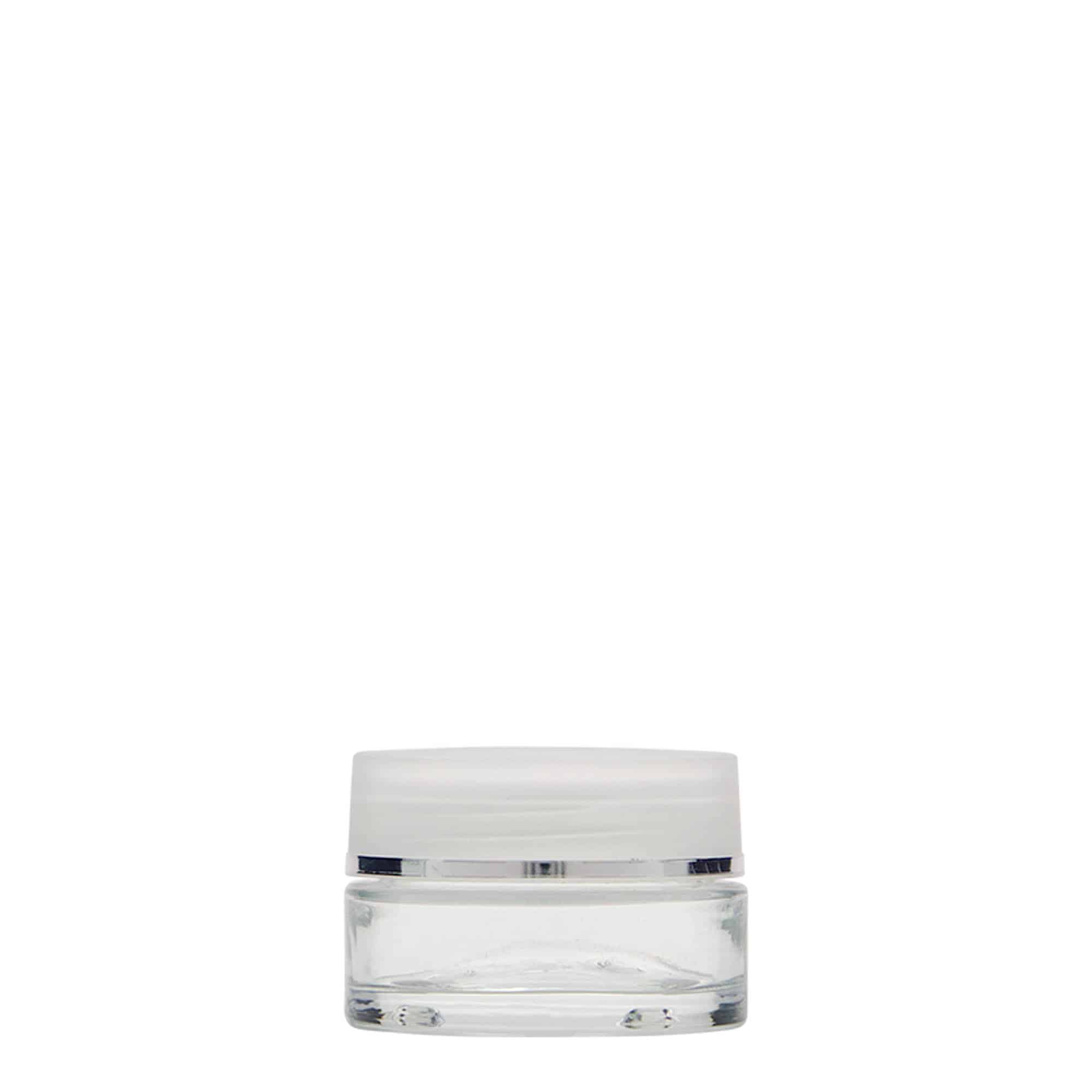 15 ml Contenitore cosmetico 'Clear Edition', vetro, imboccatura: a vite