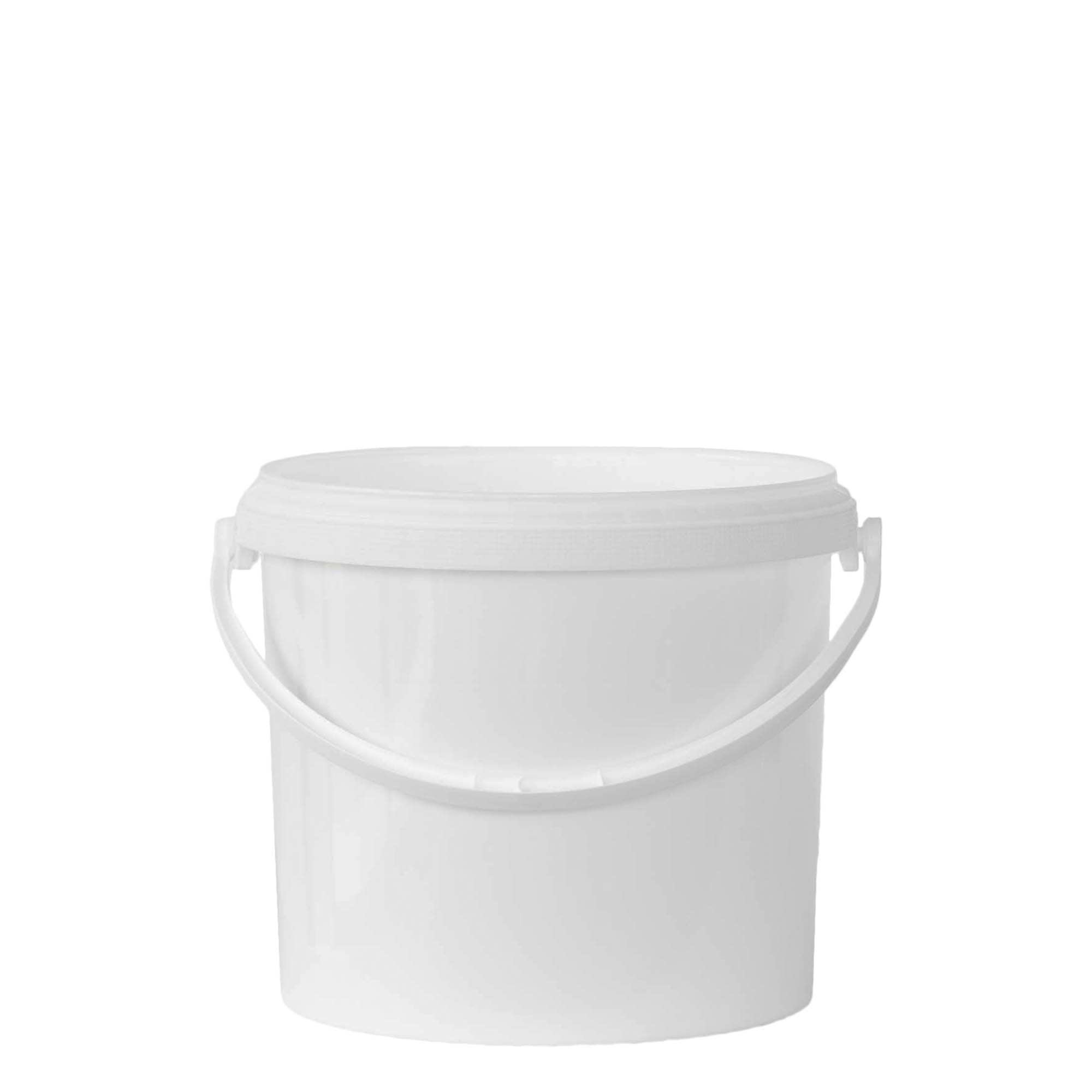 5 l Secchio, plastica PP, bianco