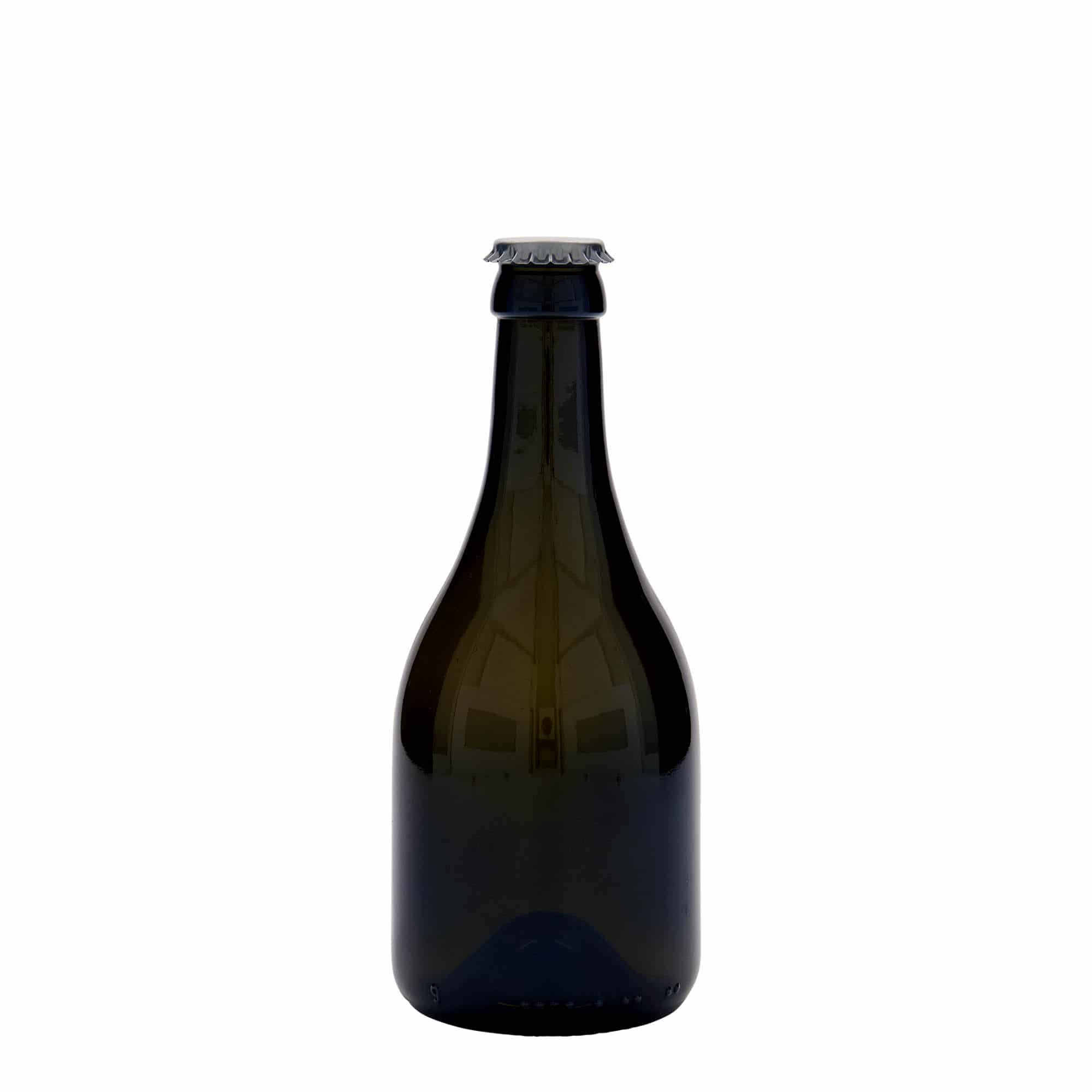 330 ml Bottiglia da birra 'Horta', vetro, verde antico, imboccatura: tappo a corona