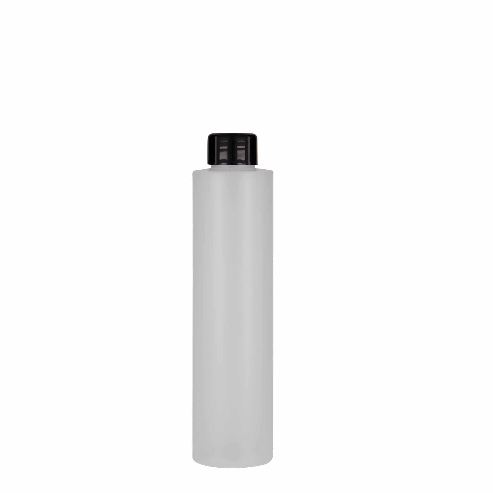 200 ml Flacone in plastica 'Pipe', HDPE, naturale, imboccatura: GPI 24/410