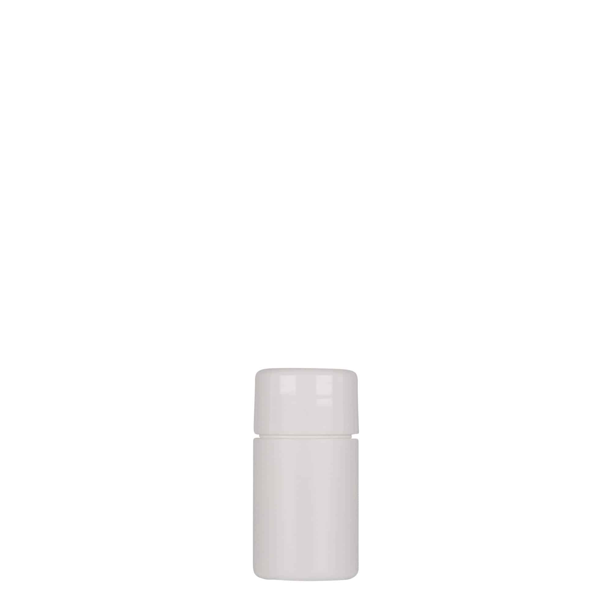 15 ml Flacone in plastica 'Tuffy', HDPE, bianco, imboccatura: GPI 24/410